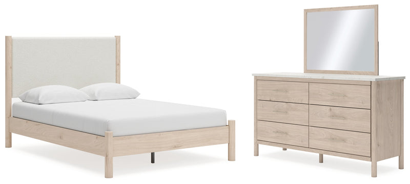 Cadmori Panel Bed, Dresser, Mirror, Chest & Nightstand, Bedroom Set