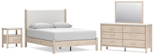 Cadmori Bedroom Sets Mirrored Dresser and Nightstand
