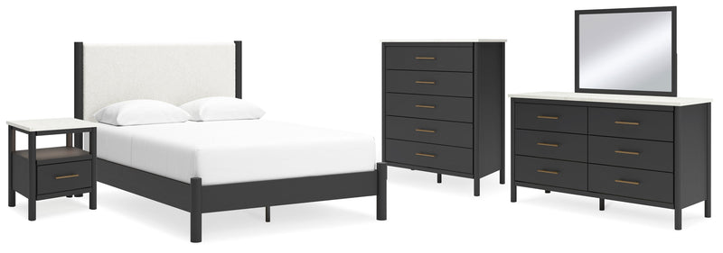 Cadmori Panel Bed, Dresser, Mirror, Chest & Nightstand, Bedroom Set