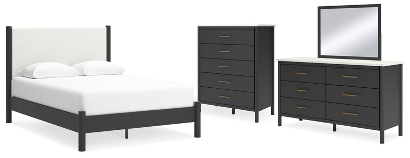 Cadmori Panel Bed, Dresser, Mirror, Chest & Nightstand, Bedroom Set