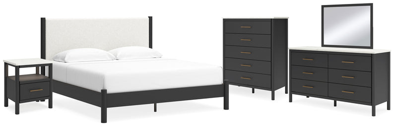 Cadmori Panel Bed, Dresser, Mirror, Chest & Nightstand, Bedroom Set