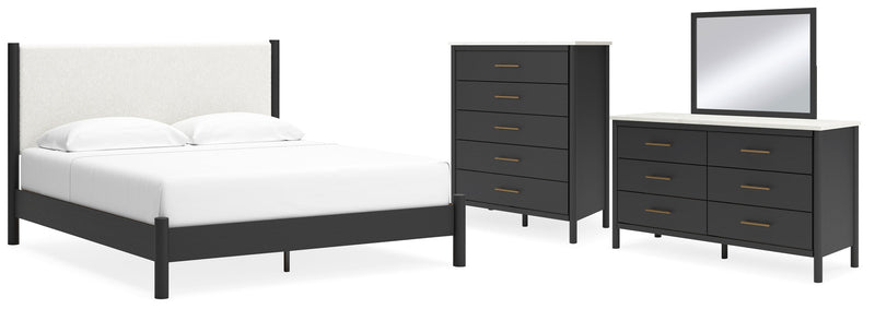 Cadmori Panel Bed, Dresser, Mirror, Chest & Nightstand, Bedroom Set