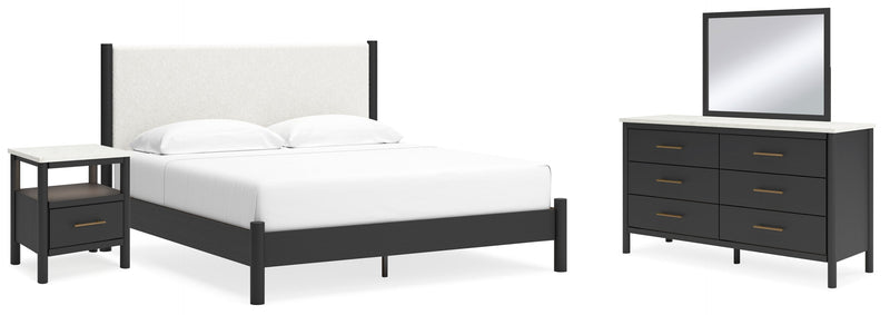 Cadmori Panel Bed, Dresser, Mirror, Chest & Nightstand, Bedroom Set