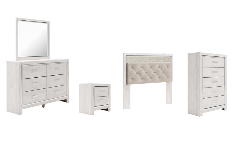 Altyra Bed, Dresser, Mirror, Chest & Nightstand, Bedroom Set