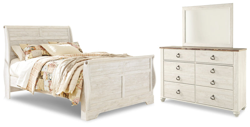 Willowton Bed, Dresser, Mirror, Chest & Nightstand, Bedroom Set