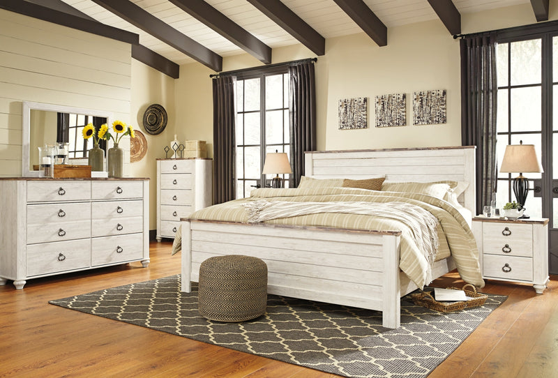 Willowton Bed, Dresser, Mirror, Chest & Nightstand, Bedroom Set