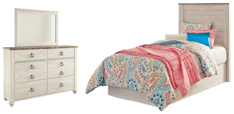 Willowton Bed, Dresser, Mirror, Chest & Nightstand, Bedroom Set