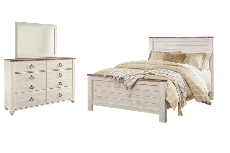 Willowton Bed, Dresser, Mirror, Chest & Nightstand, Bedroom Set