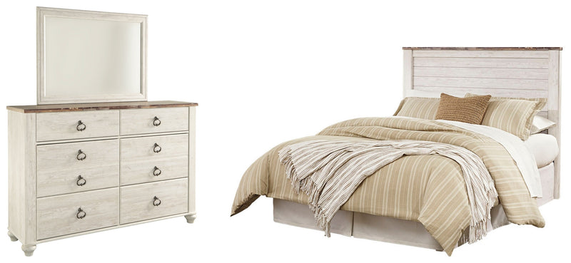 Willowton Bed, Dresser, Mirror, Chest & Nightstand, Bedroom Set