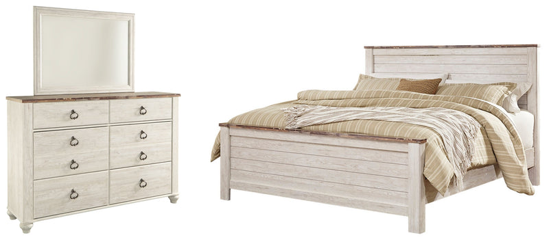 Willowton Bed, Dresser, Mirror, Chest & Nightstand, Bedroom Set