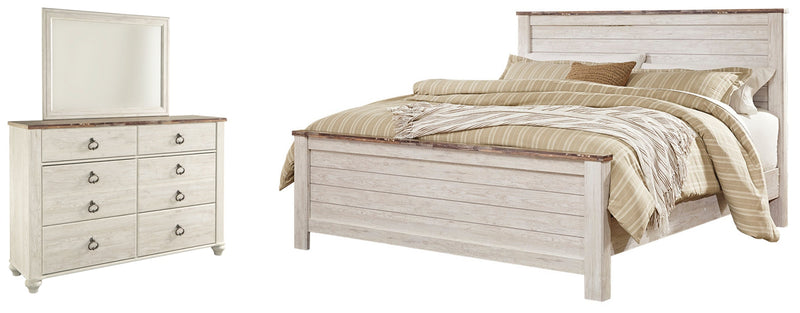 Willowton Bed, Dresser, Mirror, Chest & Nightstand, Bedroom Set