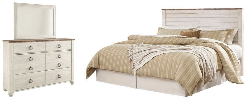 Willowton Bed, Dresser, Mirror, Chest & Nightstand, Bedroom Set