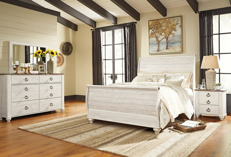 Willowton Bed, Dresser, Mirror, Chest & Nightstand, Bedroom Set