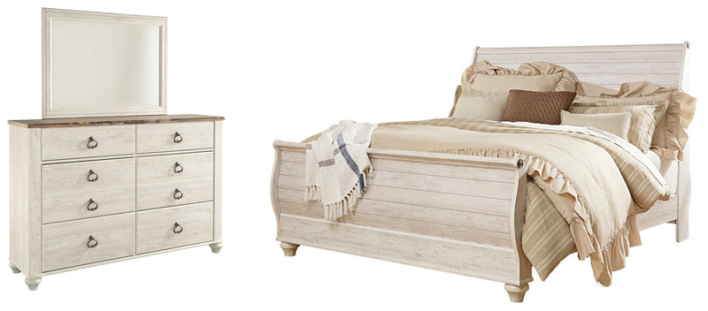 Willowton Bed, Dresser, Mirror, Chest & Nightstand, Bedroom Set