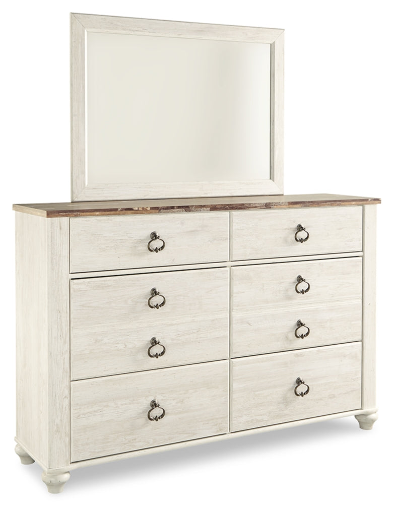Willowton Bed, Dresser, Mirror, Chest & Nightstand, Bedroom Set