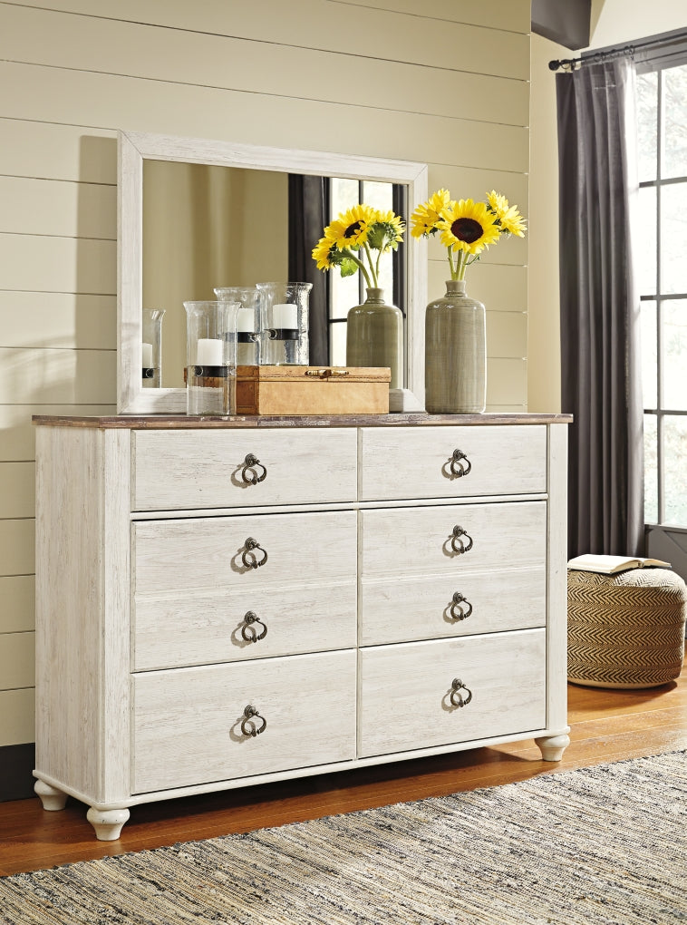 Willowton Bed, Dresser, Mirror, Chest & Nightstand, Bedroom Set