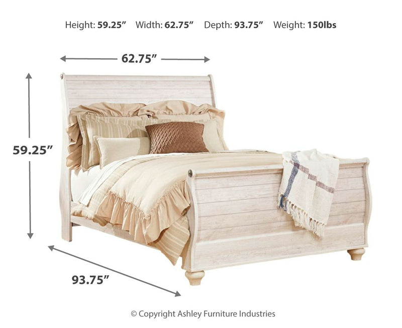 Willowton Bed, Dresser, Mirror, Chest & Nightstand, Bedroom Set