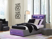 Cayberry Upholstered Bed with Wireless Audio