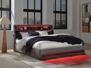 Cayberry Upholstered Bed with Wireless Audio
