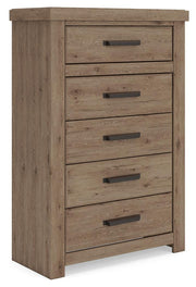 Garistyn Five Drawer Chest Default Title