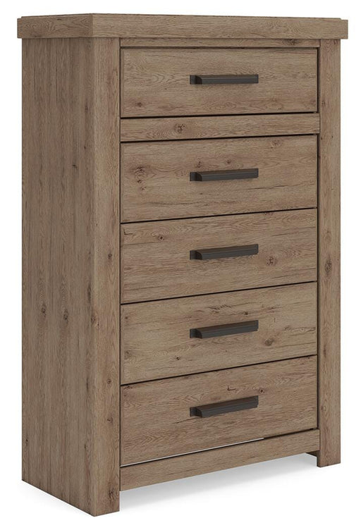 Garistyn Five Drawer Chest Default Title