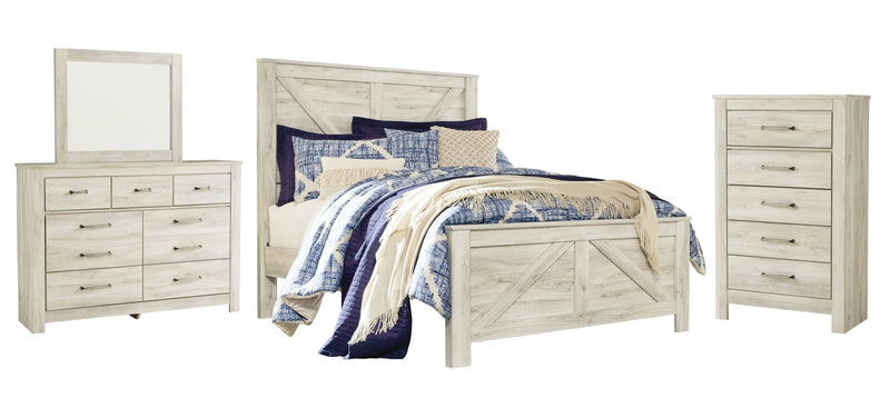 Bellaby Bed, Dresser, Mirror, Chest & Nightstand, Bedroom Set