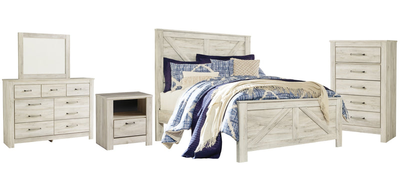 Bellaby Bed, Dresser, Mirror, Chest & Nightstand, Bedroom Set