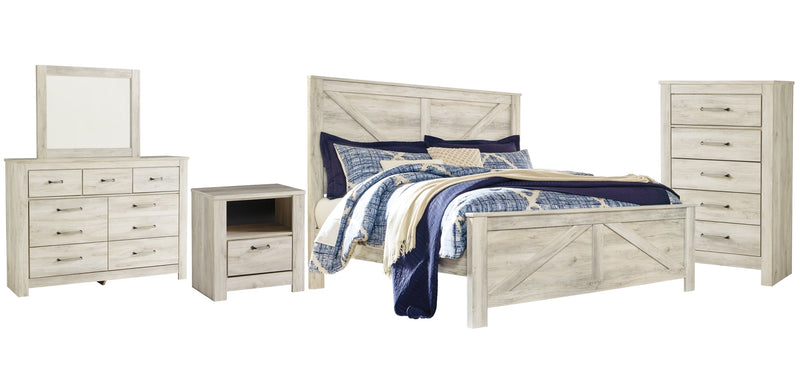 Bellaby Bed, Dresser, Mirror, Chest & Nightstand, Bedroom Set