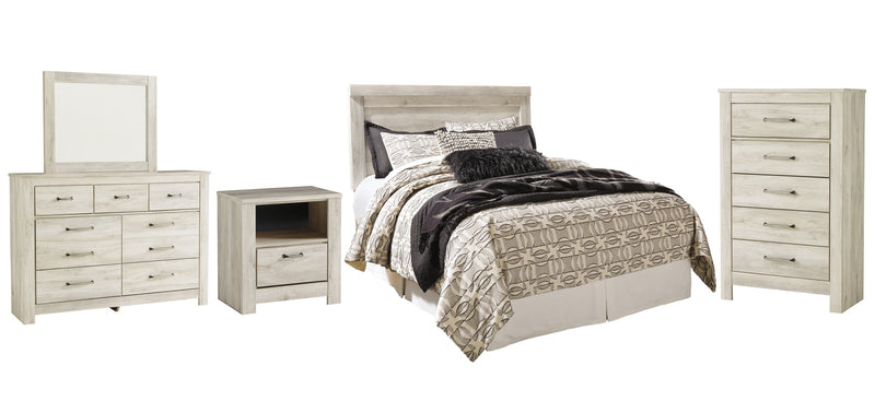 Bellaby Bed, Dresser, Mirror, Chest & Nightstand, Bedroom Set