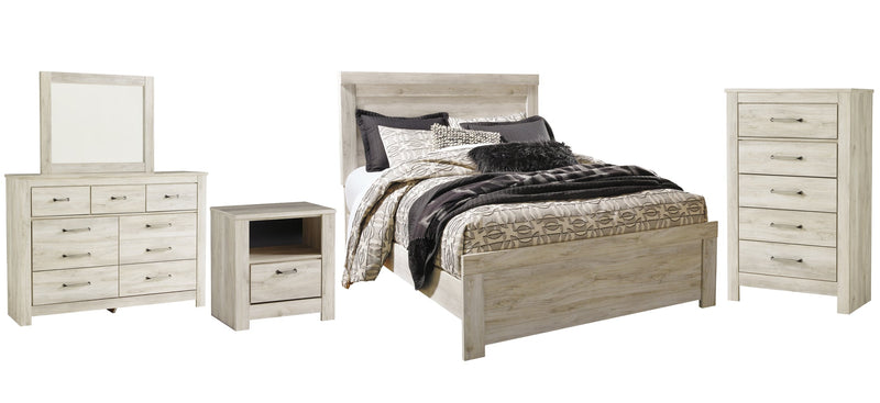 Bellaby Bed, Dresser, Mirror, Chest & Nightstand, Bedroom Set
