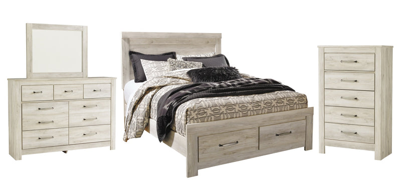 Bellaby Bed, Dresser, Mirror, Chest & Nightstand, Bedroom Set