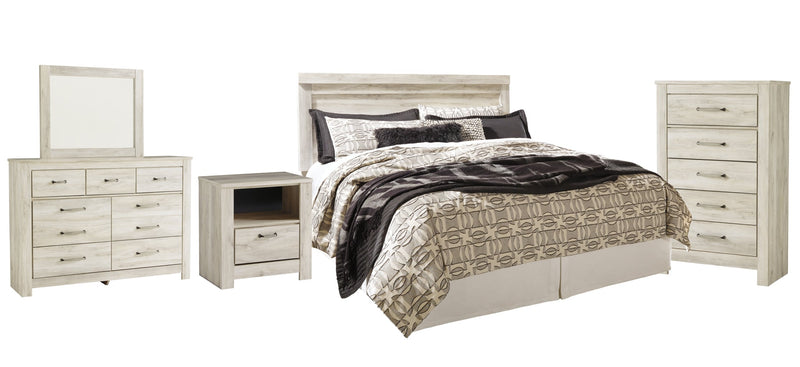 Bellaby Bed, Dresser, Mirror, Chest & Nightstand, Bedroom Set