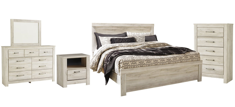 Bellaby Bed, Dresser, Mirror, Chest & Nightstand, Bedroom Set