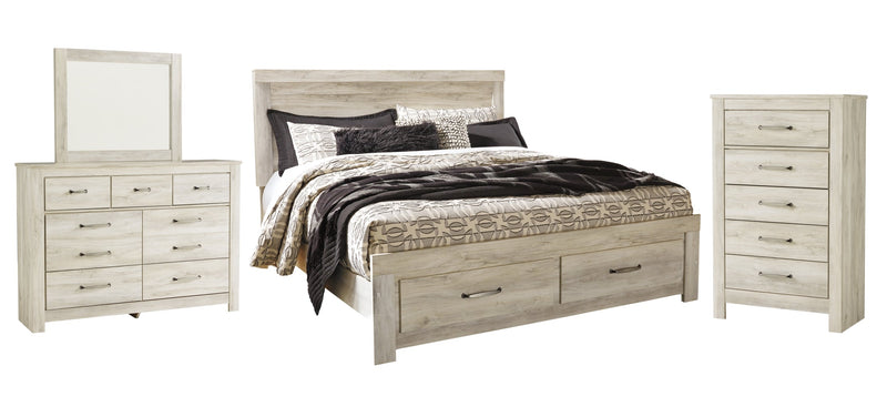 Bellaby Bed, Dresser, Mirror, Chest & Nightstand, Bedroom Set