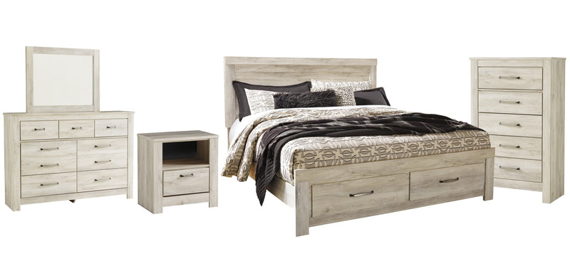 Bellaby Bed, Dresser, Mirror, Chest & Nightstand, Bedroom Set