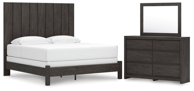 Fraluna Panel Bed, Dresser, Mirror, Chest & Nightstand, Bedroom Set