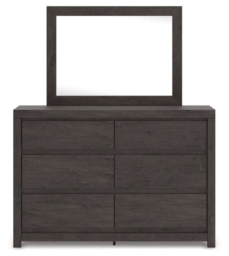 Fraluna Panel Bed, Dresser, Mirror, Chest & Nightstand, Bedroom Set