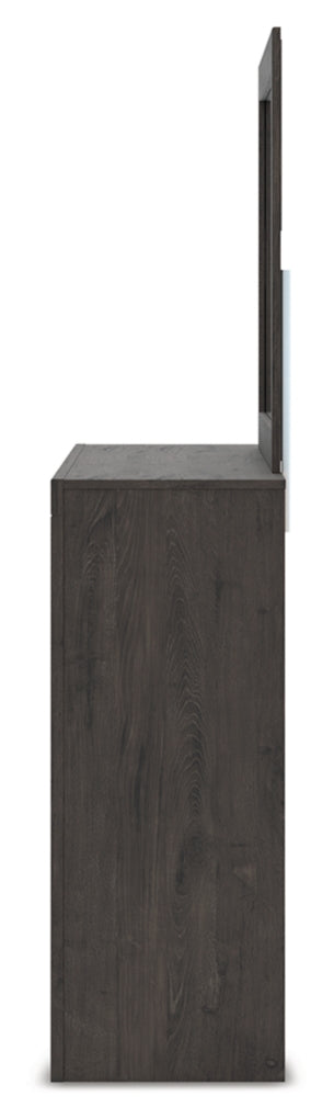 Fraluna Panel Bed, Dresser, Mirror, Chest & Nightstand, Bedroom Set