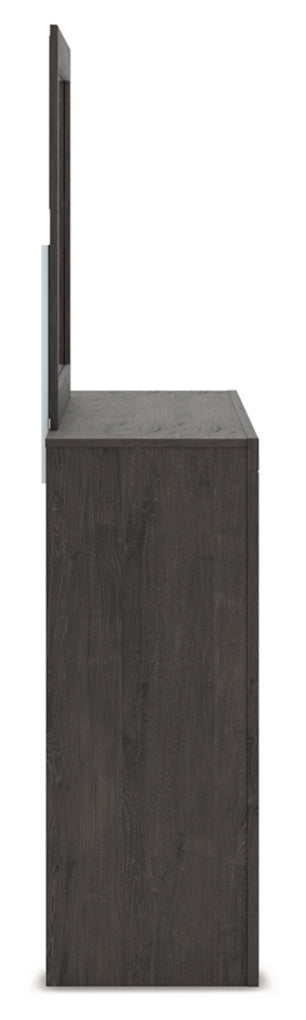 Fraluna Panel Bed, Dresser, Mirror, Chest & Nightstand, Bedroom Set