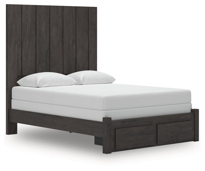 Parlayon Panel Bed Queen Panel Storage Bed