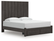 Parlayon Panel Bed King Panel Storage Bed