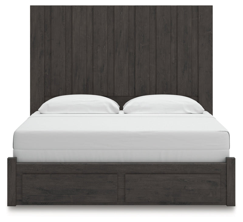 Fraluna Panel Bed, Dresser, Mirror, Chest & Nightstand, Bedroom Set