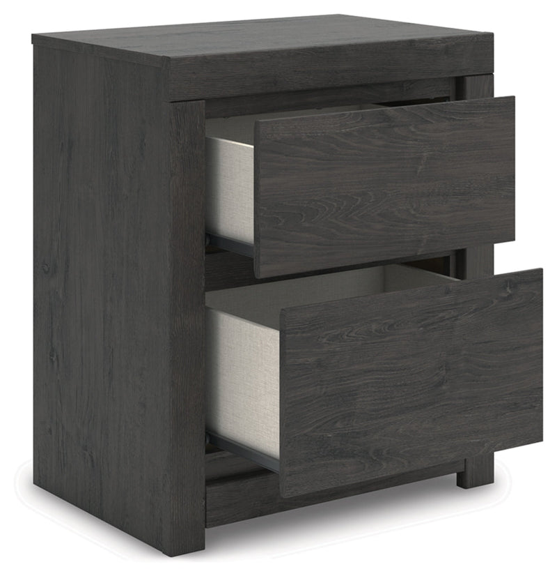 Parlayon Two Drawer Night Stand
