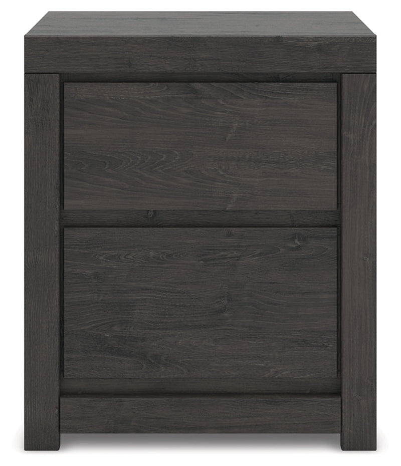 Parlayon Two Drawer Night Stand