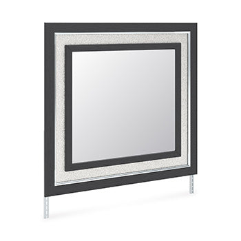Birmonton Bedroom Mirror Black