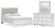 Zuraleus Upholstered Bed, Dresser, Mirror, Chest & Nightstand, Bedroom Set