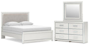 Zuraleus Upholstered Bed, Dresser, Mirror, Chest & Nightstand, Bedroom Set