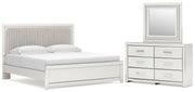 Zuraleus Upholstered Bed, Dresser, Mirror, Chest & Nightstand, Bedroom Set