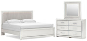 Zuraleus Upholstered Bed, Dresser, Mirror, Chest & Nightstand, Bedroom Set