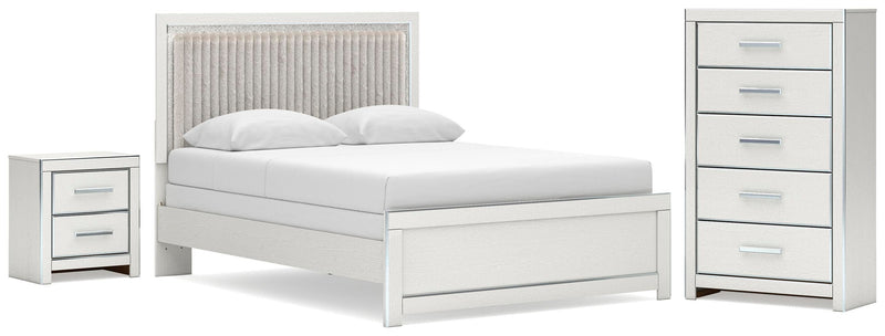 Zuraleus Upholstered Bed, Dresser, Mirror, Chest & Nightstand, Bedroom Set